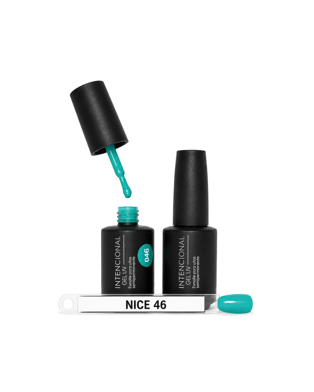 Esmalte semipermanente Gel UV Intencional, tono Nice 046