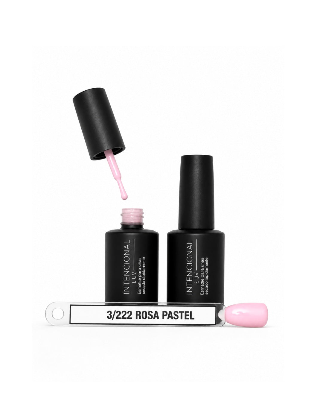 Esmalte semipermanente Gel UV Intencional, tono Rosa Pastel 222