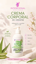 Crema corporal de ordeñe con aloe vera, vitamina A, urea y alantoína