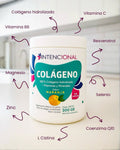 Ingredientes del colágeno Intencional señalados uno por uno