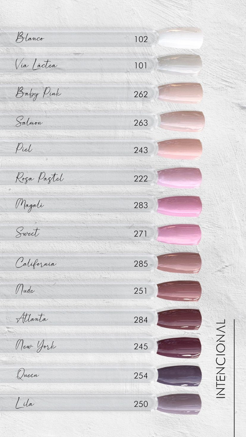 Carta de colores Intencional: blancos, nudes y rosas